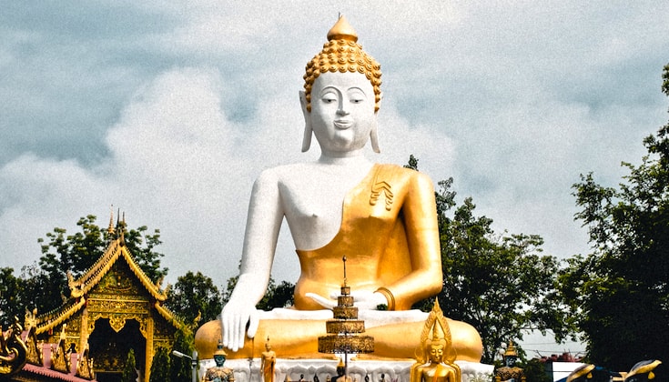 Buddha statue in Thailand.