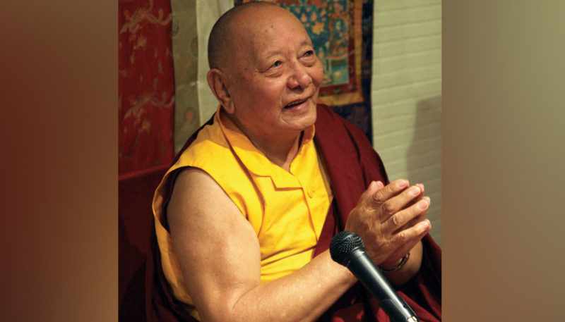 Khenpo Karthar Rinpoche, master of the Karma Kagyu tradition, has died