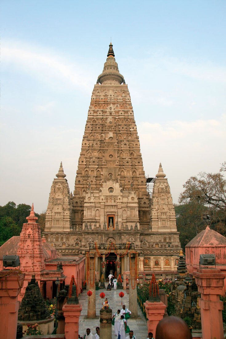 Photo of the Mahabodhi Mahavihar "Great Awakening Temple" 