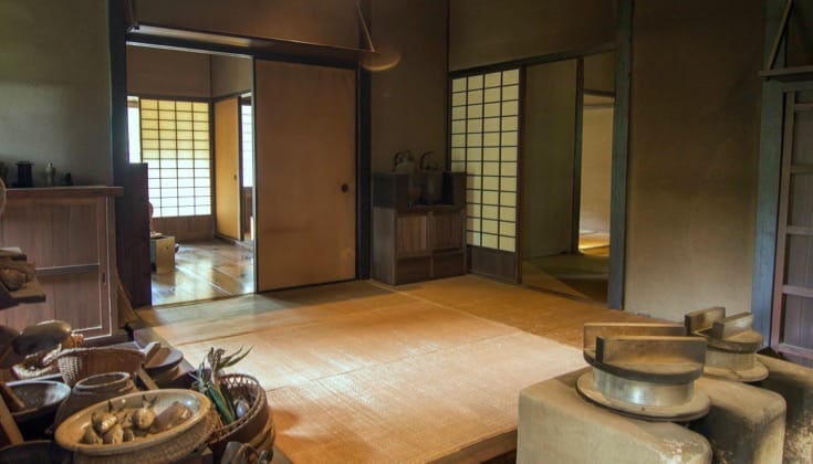 Traditional Japanese Kitchen.