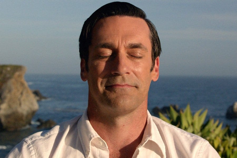 mad men don draper meditating finale breakthrough