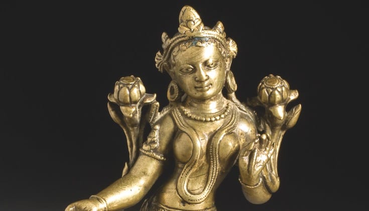 Statue of the deity tara.