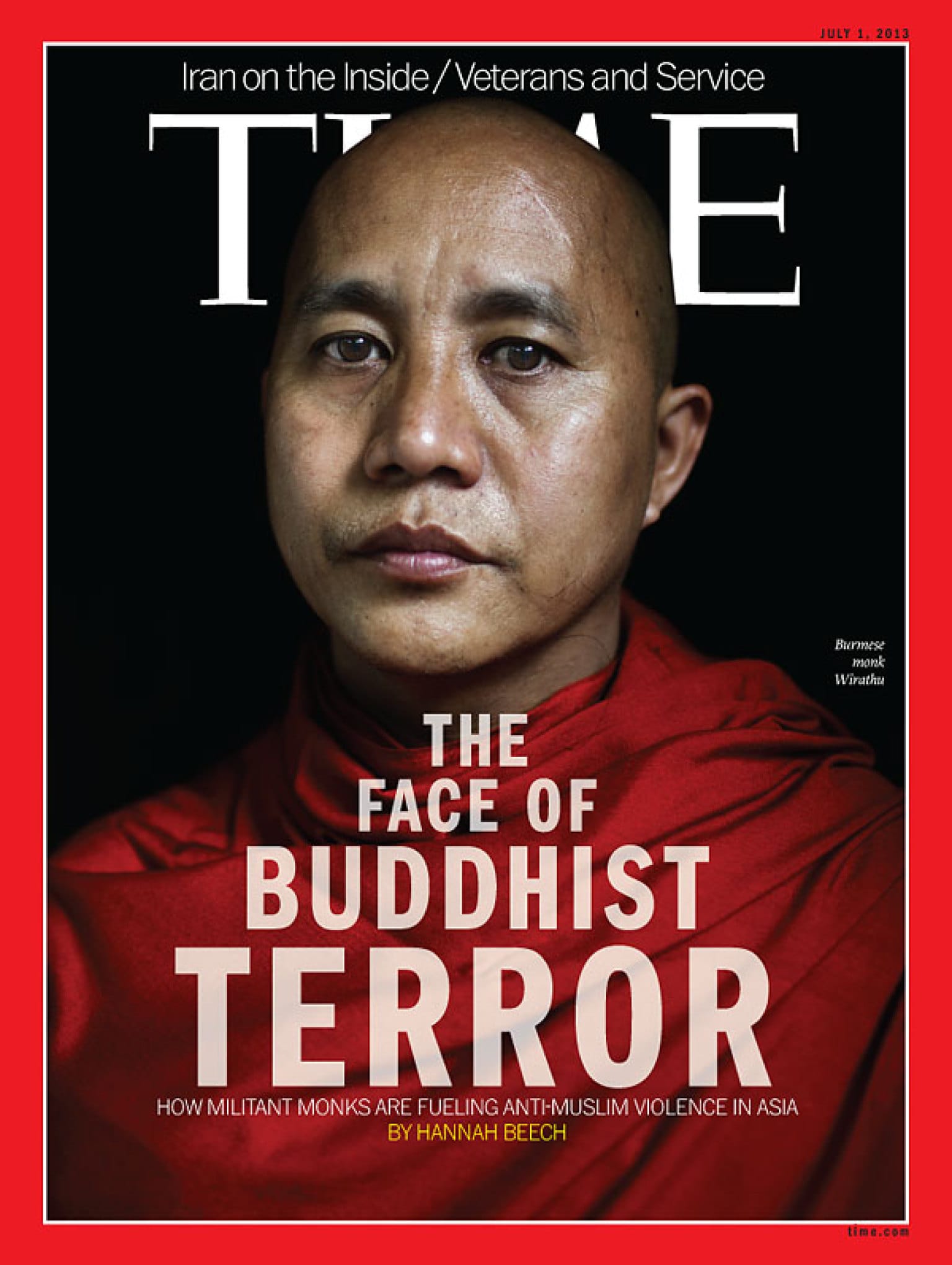 Wirathu Time Magazine Cover Buddhist Monk Terror Whore UN Envoy Muslims Violence