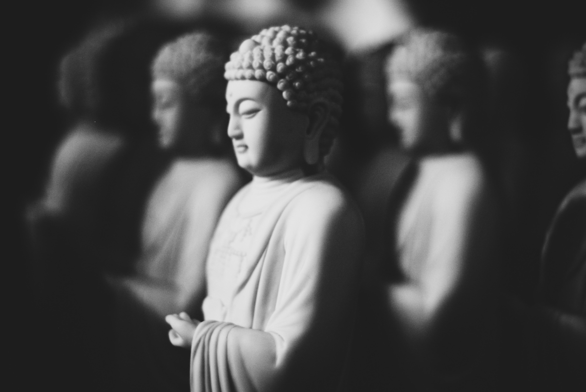 Buddha statues.