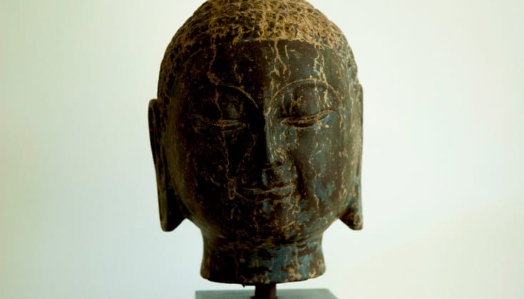 Buddha head.