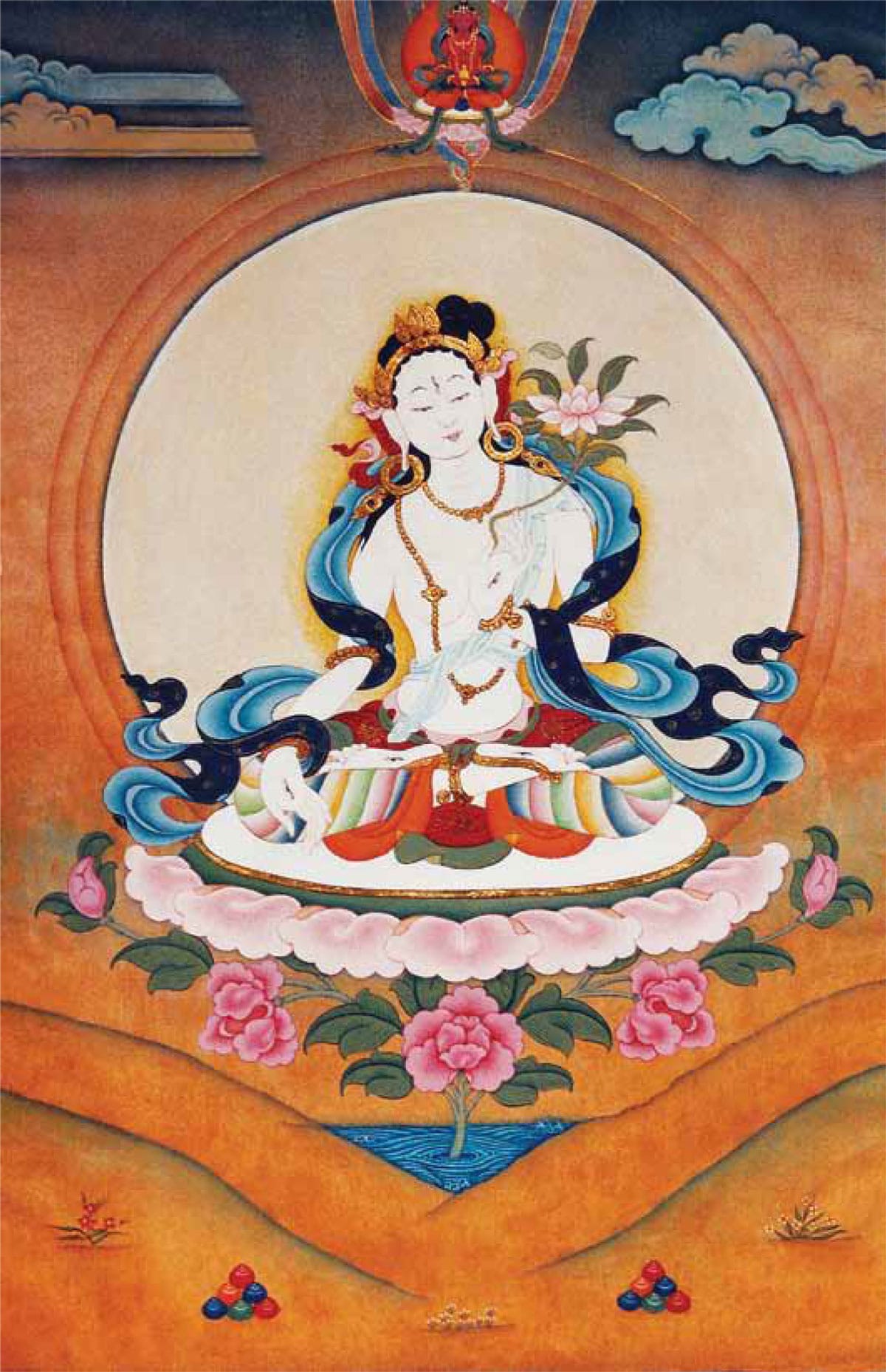 white tara vajrayana deitiy feminine energy sanje elliot women buddhism female lion's roar shambhala sun