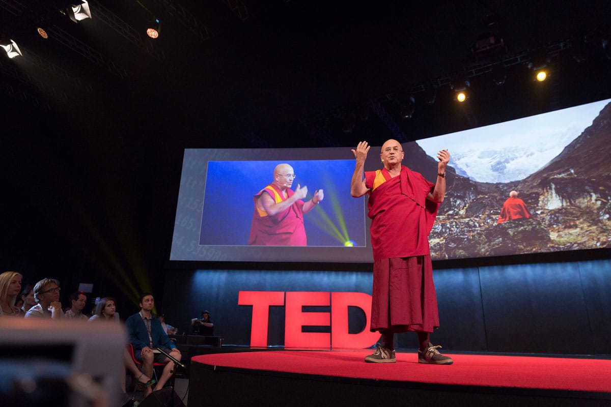 Matthieu Ricard TED altruism climate change inequality Buddhism meditation