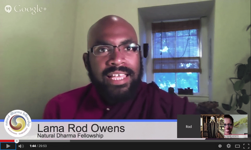 Lama Rod Owens Angel Kyodo williams race diversity sangha