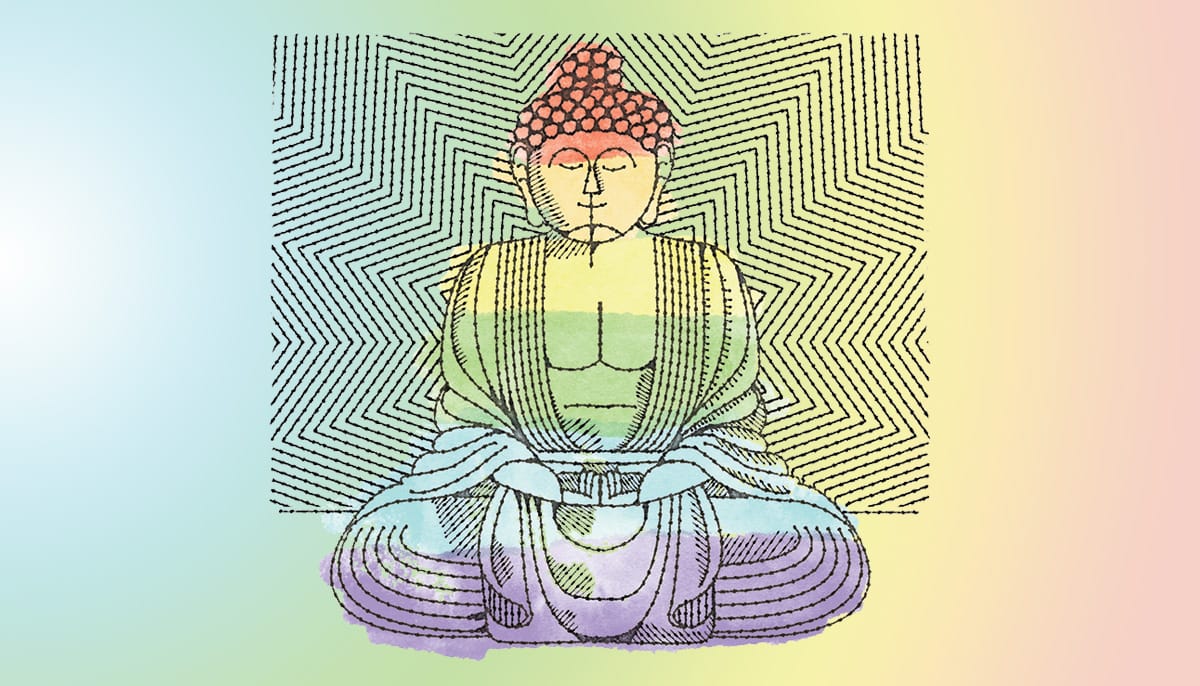 Rainbow Buddha