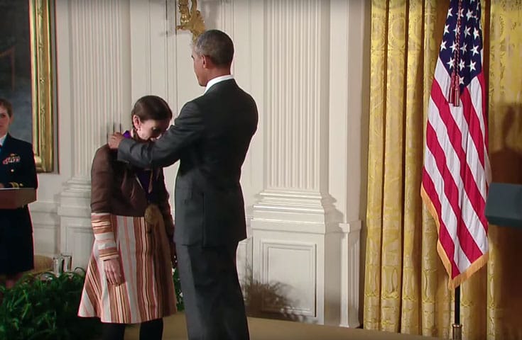 obama, meredith monk, medal of arts, america, lion's roar, buddhism, news