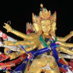 The Kalachakra Statue in the Global Peace Prayer Festival, Bhutan