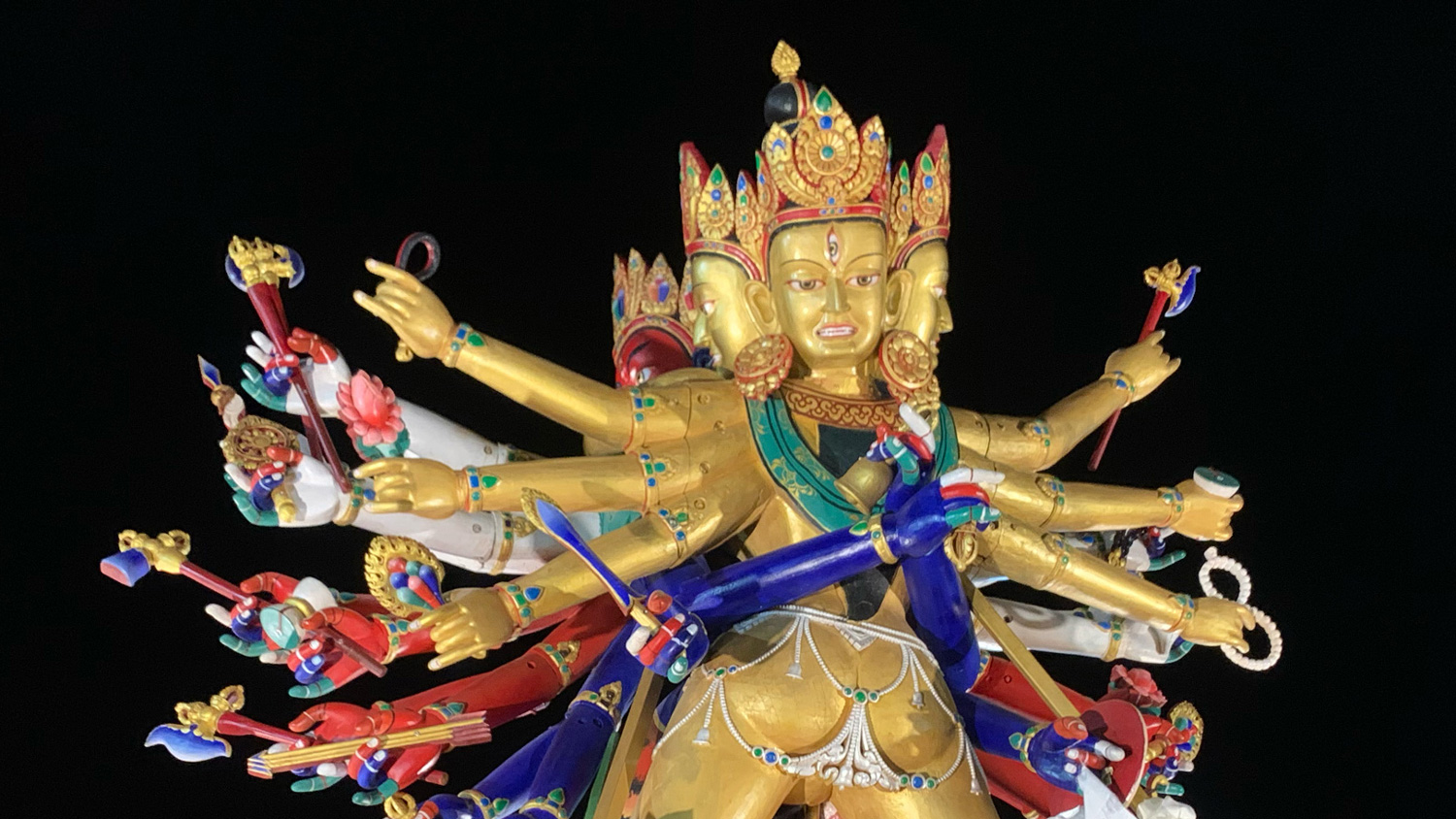 The Kalachakra Statue in the Global Peace Prayer Festival, Bhutan